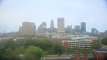 Weather camera view of WEWS-TV.