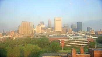 Weather camera view of WEWS-TV.