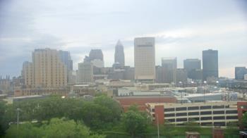 Weather camera view of WEWS-TV.