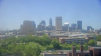 Weather camera view of WEWS-TV.