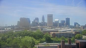 Weather camera view of WEWS-TV.