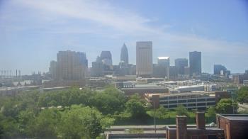 Weather camera view of WEWS-TV.