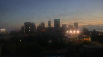 Weather camera view of WEWS-TV.