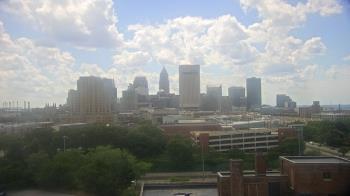 Weather camera view of WEWS-TV.