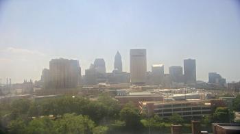 Weather camera view of WEWS-TV.
