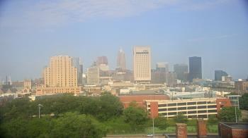 Weather camera view of WEWS-TV.
