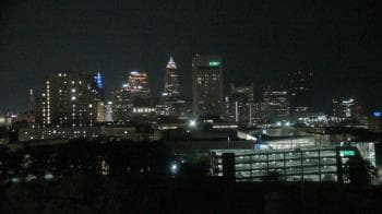 Weather camera view of WEWS-TV.