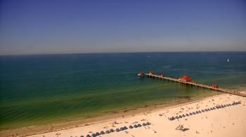 Weather camera view of Wyndham Grand Clearwater Beach.