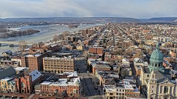 Weather camera view of WHTM-TV.