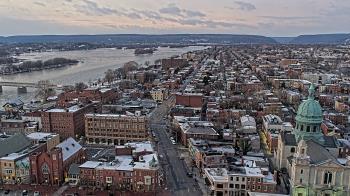 Weather camera view of WHTM-TV.