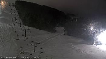 Weather camera view of Wisp Ski Resort.