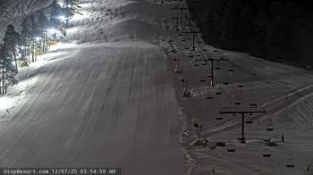 Weather camera view of Wisp Ski Resort.