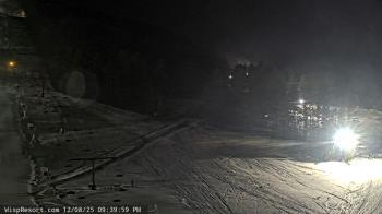 Weather camera view of Wisp Ski Resort.