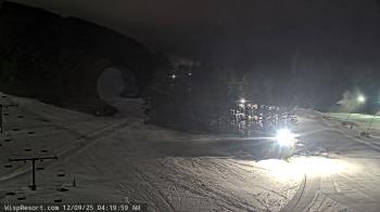 Weather camera view of Wisp Ski Resort.