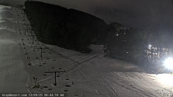 Weather camera view of Wisp Ski Resort.