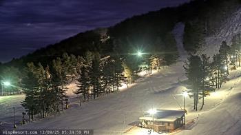 Weather camera view of Wisp Ski Resort.