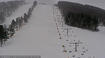 Weather camera view of Wisp Ski Resort.
