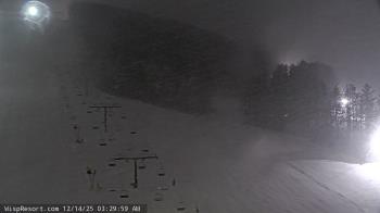Weather camera view of Wisp Ski Resort.