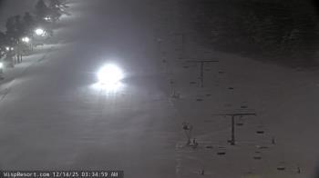 Weather camera view of Wisp Ski Resort.