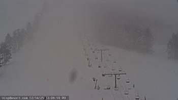 Weather camera view of Wisp Ski Resort.