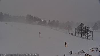 Weather camera view of Wisp Ski Resort.