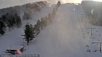 Weather camera view of Wisp Ski Resort.