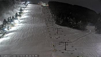 Weather camera view of Wisp Ski Resort.