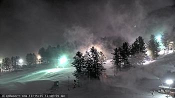 Weather camera view of Wisp Ski Resort.