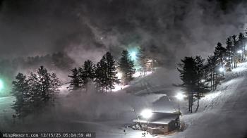 Weather camera view of Wisp Ski Resort.