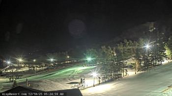 Weather camera view of Wisp Ski Resort.