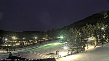 Weather camera view of Wisp Ski Resort.