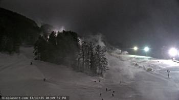 Weather camera view of Wisp Ski Resort.