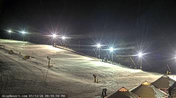 Weather camera view of Wisp Ski Resort.