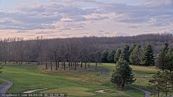 Weather camera view of Wisp Ski Resort.