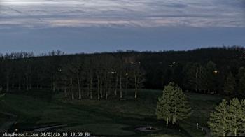 Weather camera view of Wisp Ski Resort.