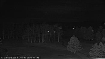 Weather camera view of Wisp Ski Resort.