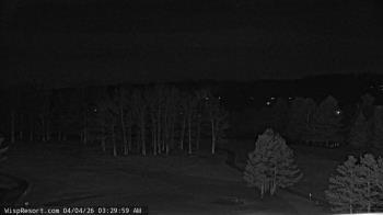 Weather camera view of Wisp Ski Resort.