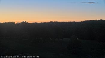 Weather camera view of Wisp Ski Resort.