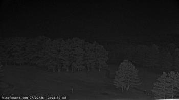 Weather camera view of Wisp Ski Resort.