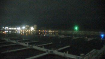 Weather camera view of Waukegan Harbor and Marina.