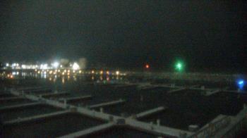 Weather camera view of Waukegan Harbor and Marina.