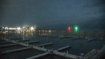 Weather camera view of Waukegan Harbor and Marina.