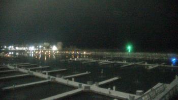 Weather camera view of Waukegan Harbor and Marina.