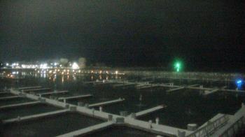 Weather camera view of Waukegan Harbor and Marina.