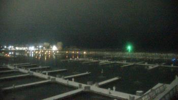 Weather camera view of Waukegan Harbor and Marina.
