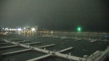Weather camera view of Waukegan Harbor and Marina.