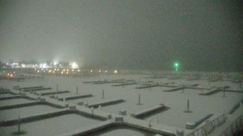Weather camera view of Waukegan Harbor and Marina.