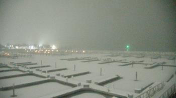 Weather camera view of Waukegan Harbor and Marina.