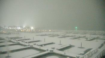 Weather camera view of Waukegan Harbor and Marina.