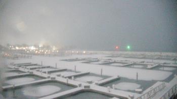 Weather camera view of Waukegan Harbor and Marina.